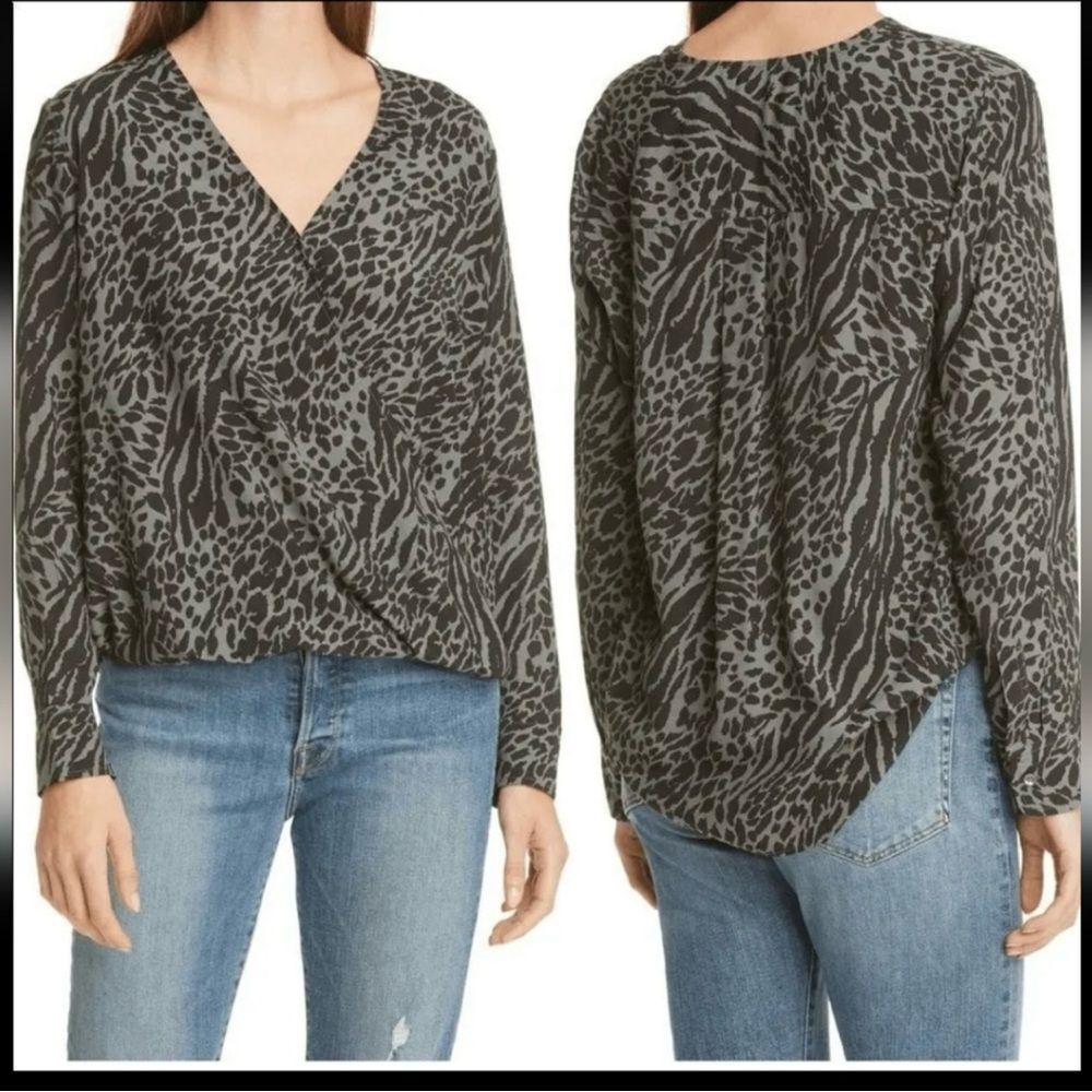 Rails Hillary Emerald Mixed Animal Print Xl Grayi… - image 3